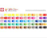 Water color 60 color, koi Sakura water color